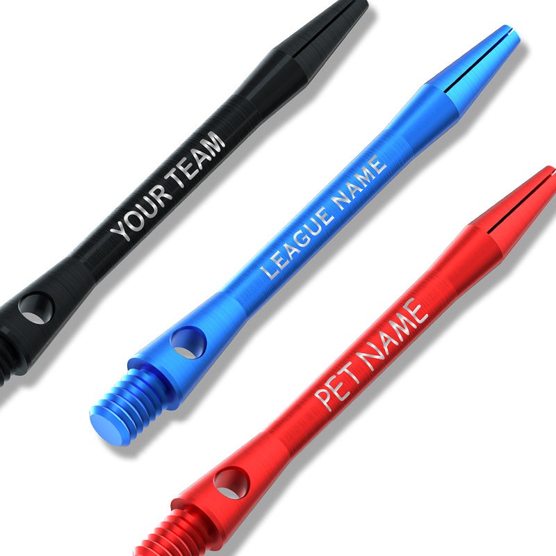 Personalised Shafts – Anodised Aluminium Medium Medium Black