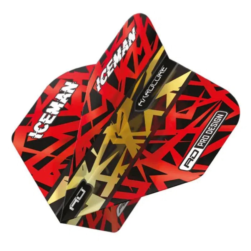Red Dragon Gerwyn Price Red & Gold Hardcore Premium Flights