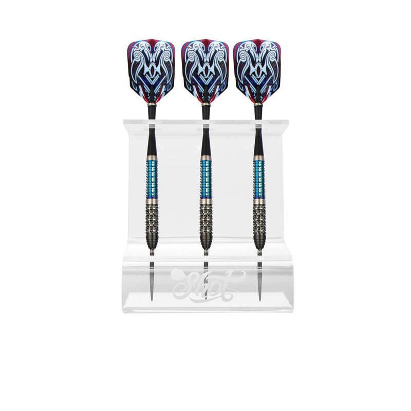 Shot Acrylic Darts Display Stand – holds 1 set
