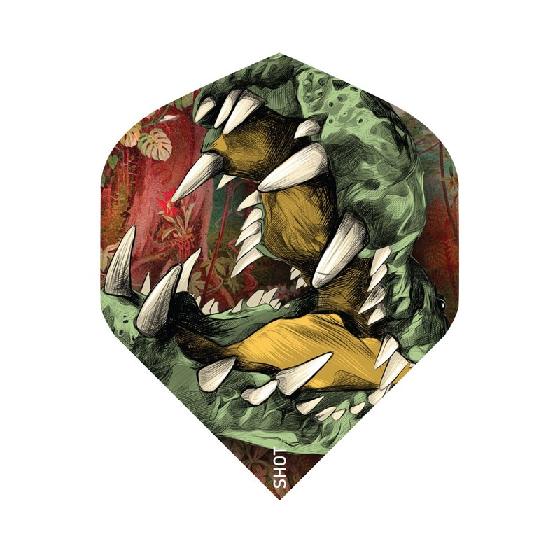 Shot Americana Chomp Dart Flight Set Standard Standard 100 Micron Polymer