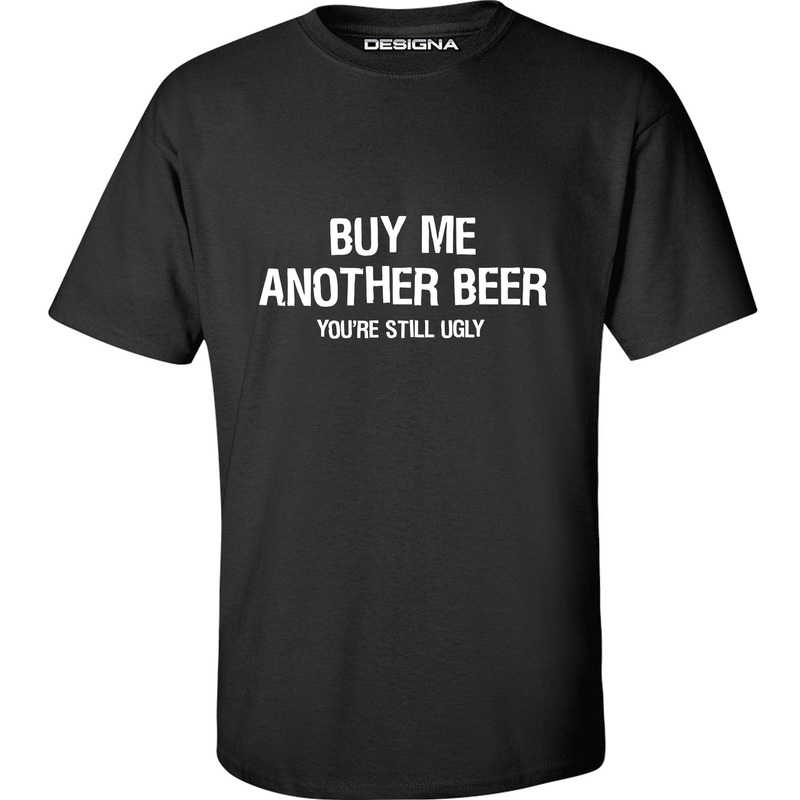T Shirt – Humour Dart T-Shirt – Black – Buy Me Another Beer 2XL
