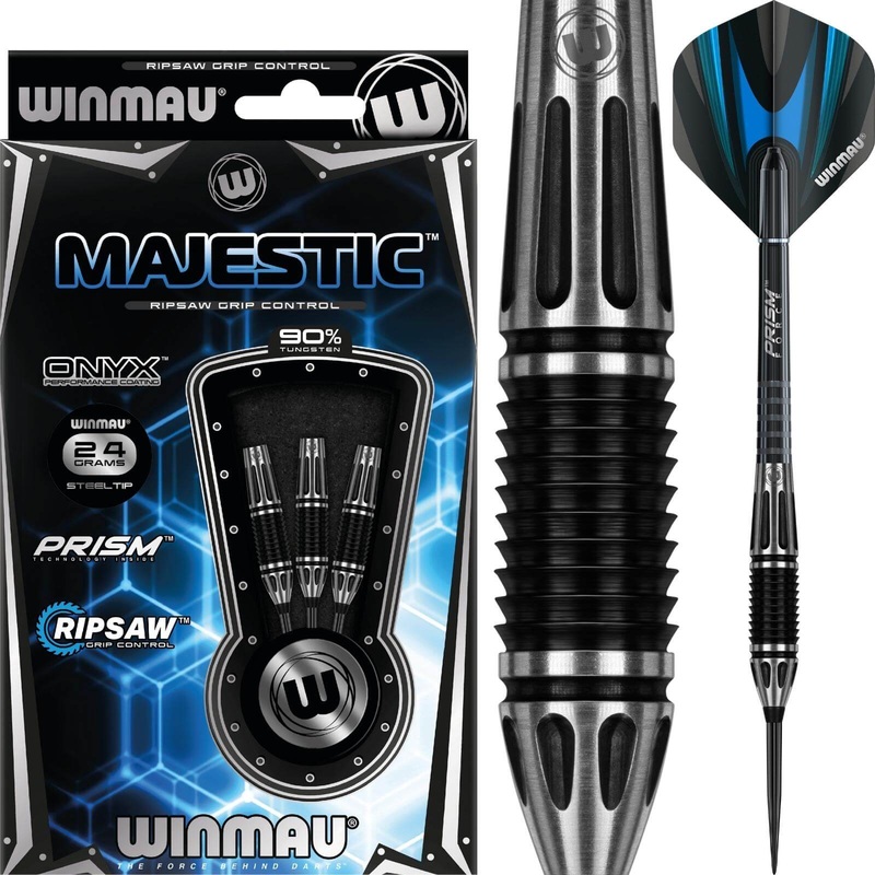 Winmau – Majestic Darts – Steel Tip – 90% Tungsten – 22g 24g 26g 22 grams