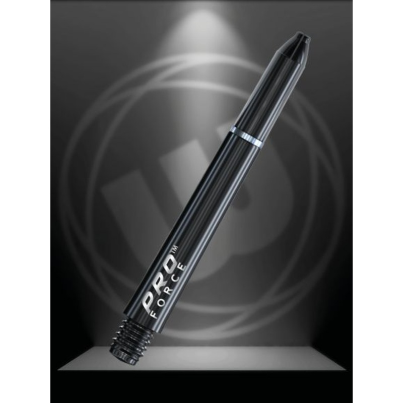 Winmau Pro Force Intermediate Black Nylon Intermediate (41mm in length excluding thread) Black