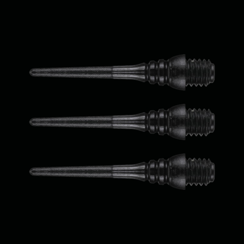 Winmau Triton Softip Points – Black – Pack of 50 Tips