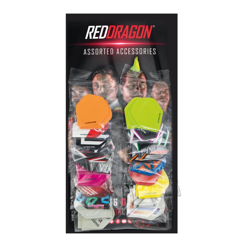 Assorted Hardcore flights by Red Dragon – 20 Sets