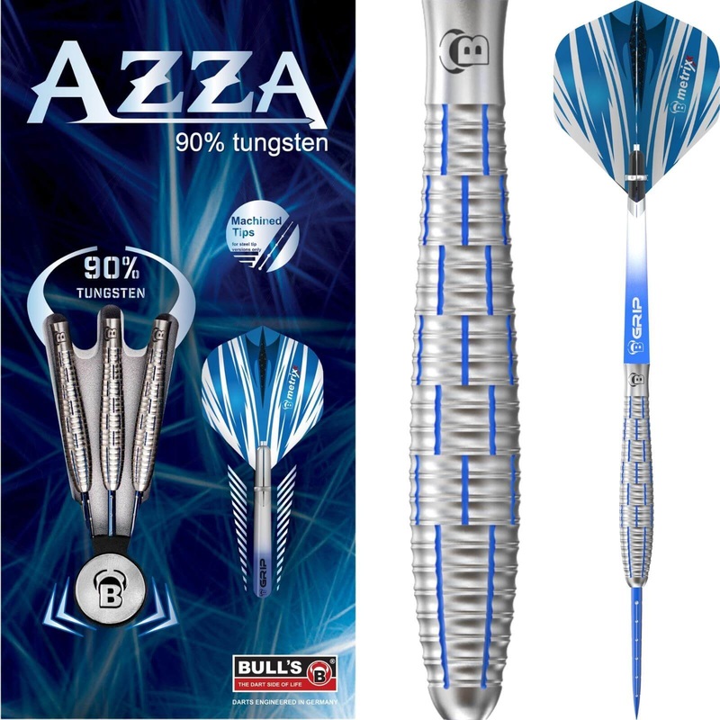 BULL’S – Azza Darts – Steel Tip – 90% Tungsten – 22g 24g 22 grams