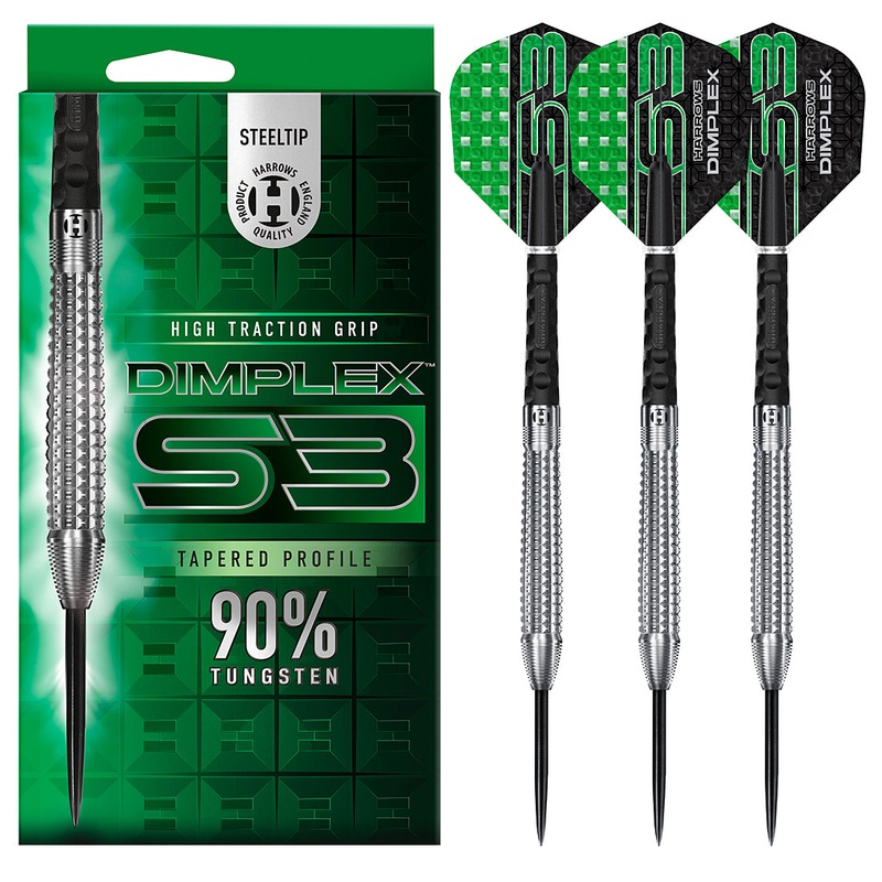 Harrows Dimplex S3 Tapered Darts 22 grams