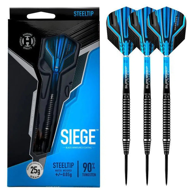 Harrows Siege 90% Tungsten Steel Tip Darts 21 GRAM