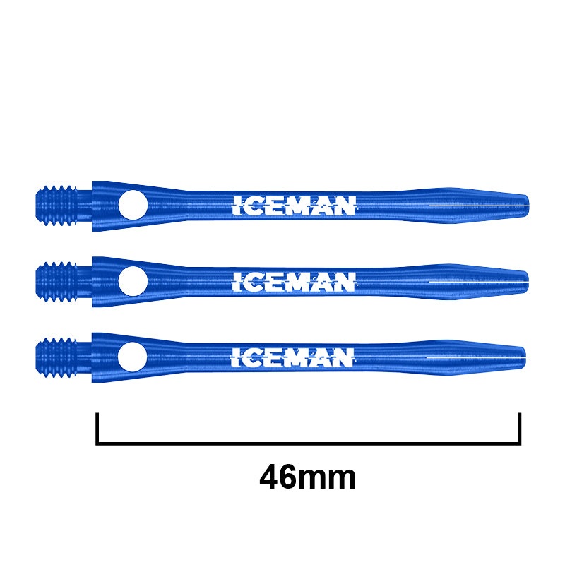 Iceman Logo Aluminium Shafts Short Blue