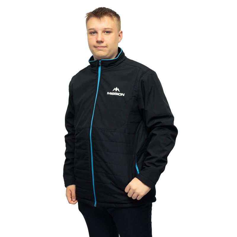 Mission Teamwear – Softshell Jacket – Black – Kids Medium