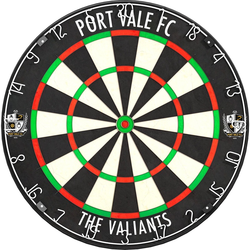 Port Vale FC – Official Licensed – The Valiants – Professional Dartboard