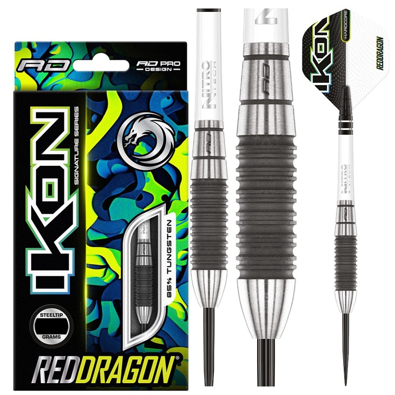 Red Dragon Ikon 1.2 85% Tungsten Steel Tip Darts 22 grams