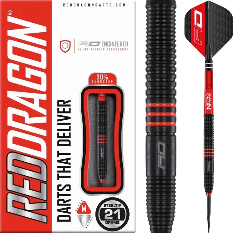 Red Dragon – Milano RS Darts – Steel Tip – 90% Tungsten – 21g