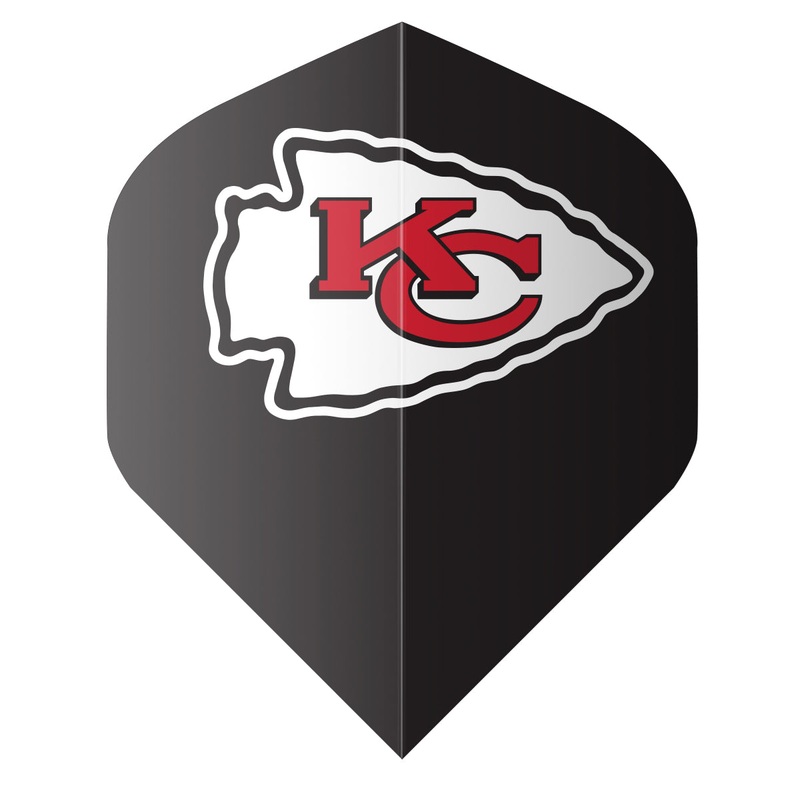 Shot NFL Kansas City Chiefs Flight Set Black Standard 100 Micron Polymer