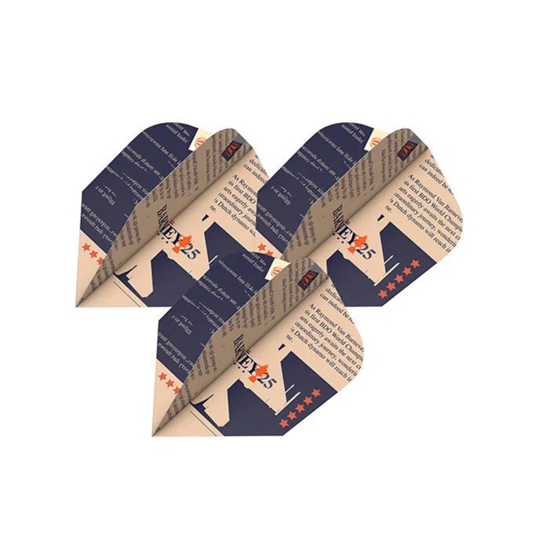 Target Darts Raymond Van Barneveld 25 TEN-X Flights x3 Sets