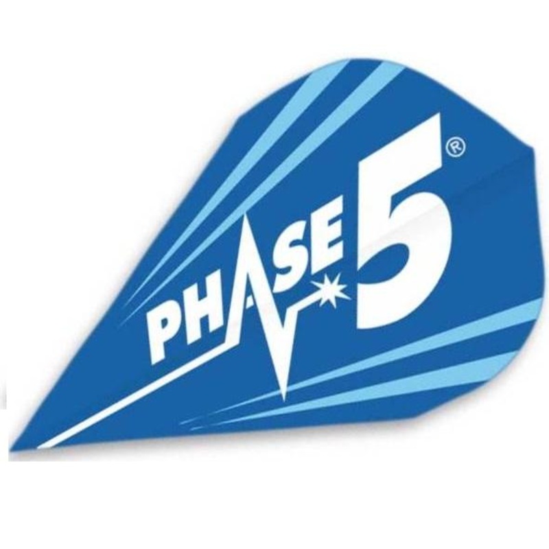 Unicorn Blue Mirage Phase 5 100 Micron DXM Dart Flights Blue