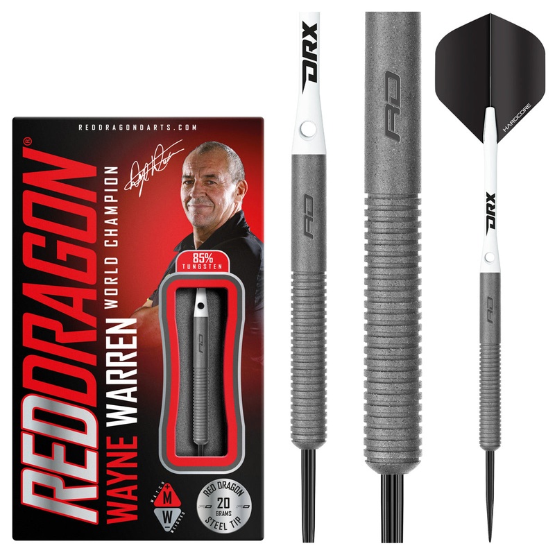 Wayne Warren 85% Tungsten Steel Tip Darts by Red Dragon 20 Gram