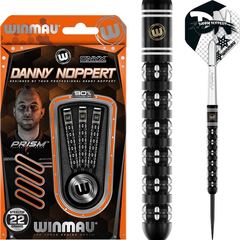 Winmau – Danny Noppert Freeze Edition Darts – Steel Tip – 90% Tungsten – 22g 24g 22 grams