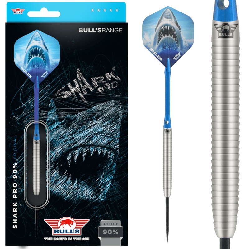 Bull’s NL Shark Pro Original 90% Tungsten 25 gram Steel Tip Dart Set