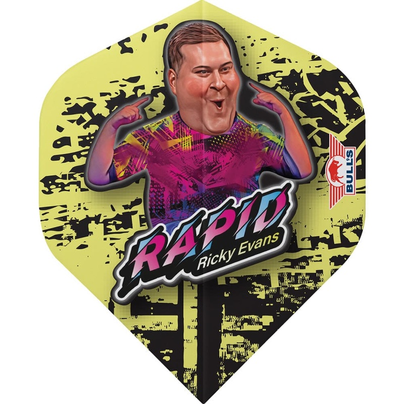 Bulls Ricky Evans Dart Flights – 100 – No2 – Std – Rapid – 80 Edition