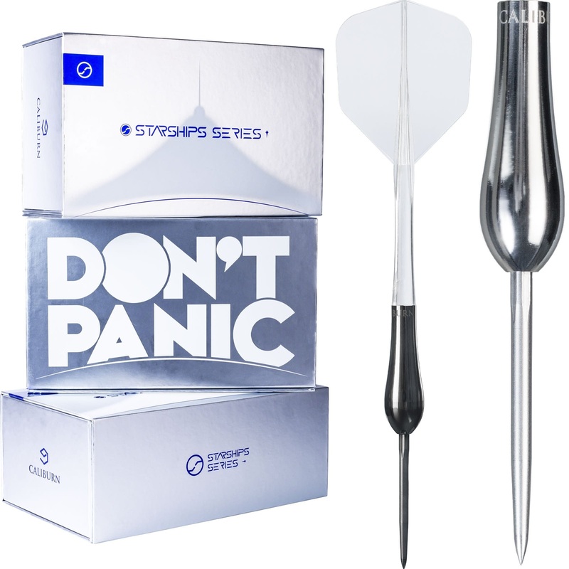 Caliburn Starships Darts – Steel Tip – 95% Tungsten – Waterdrop – 21g PERS