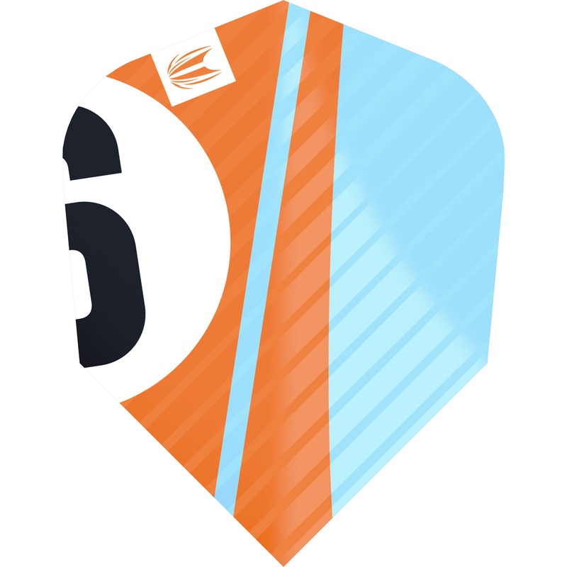 Chicane Pro.Ultra Orange Ten-X Dart Flights by Target 3 Sets