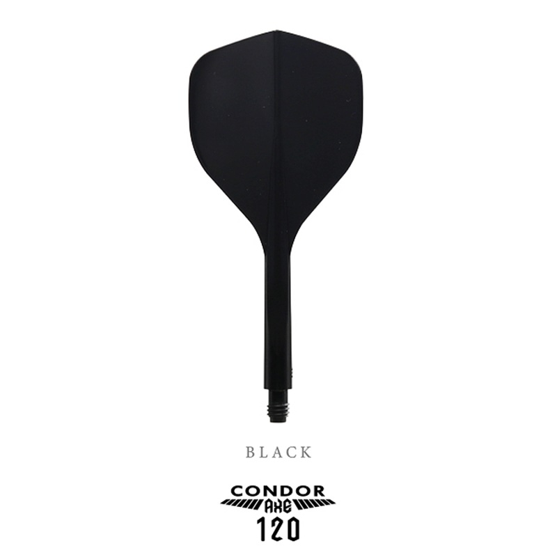 Condor Dart Flights AXE 120 – Standard Black No2 Standard Short