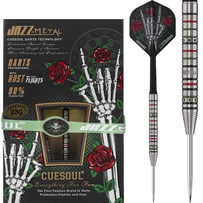 *Cuesoul – Steel Tip Tungsten Darts – Jazz Metal – Parallel 21g