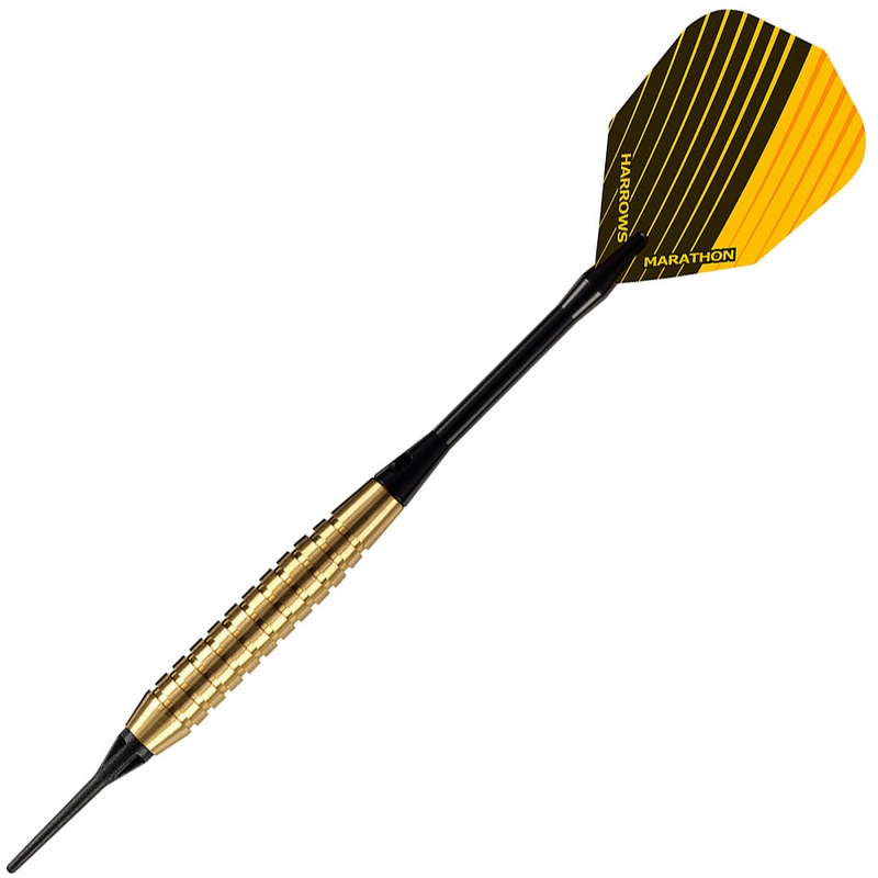 Harrows Club Brass Soft Tip Darts – Ringed 18gm