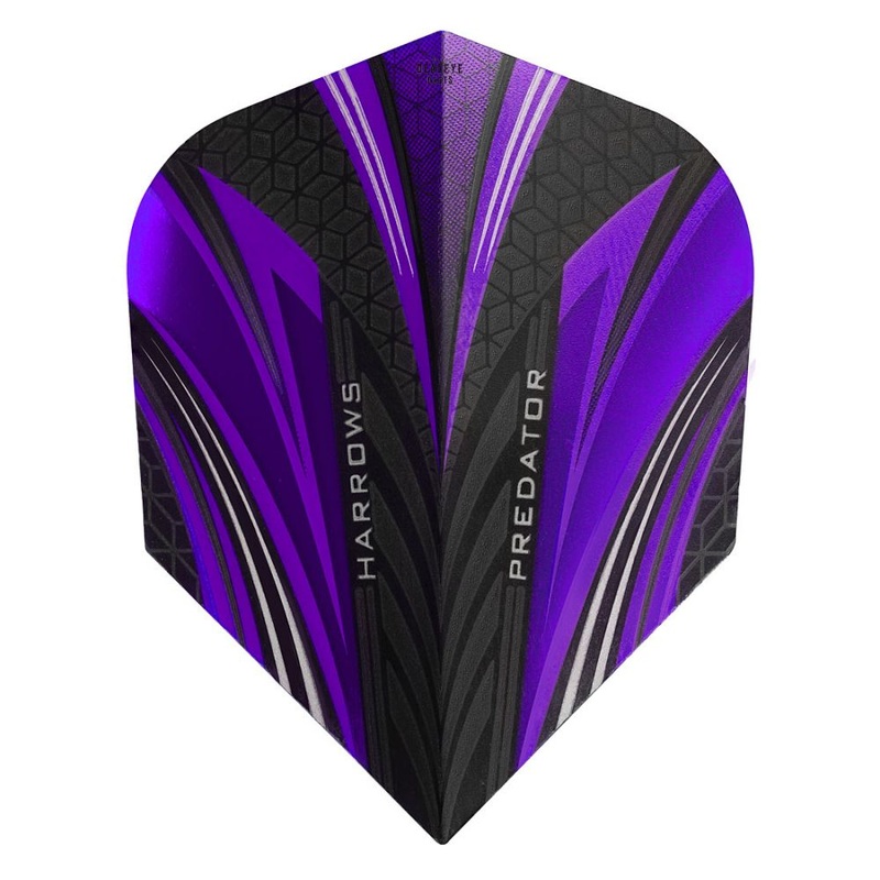 Harrows Prime Dart Flights Predator Purple No2 Standard