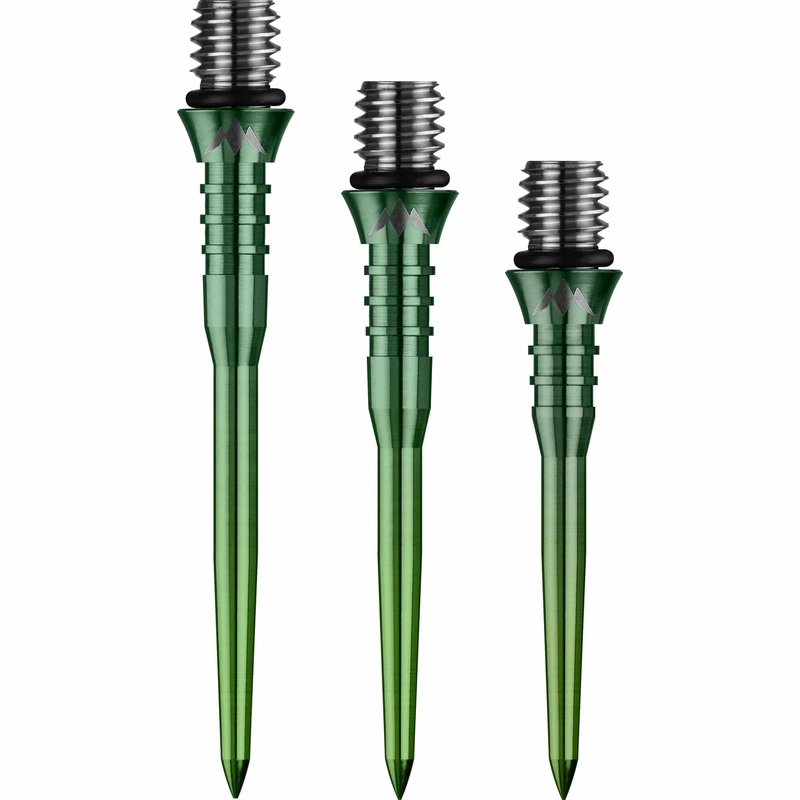 Mission Titan Pro Ti Conversion Points – Grooved – Gradient Green 26mm