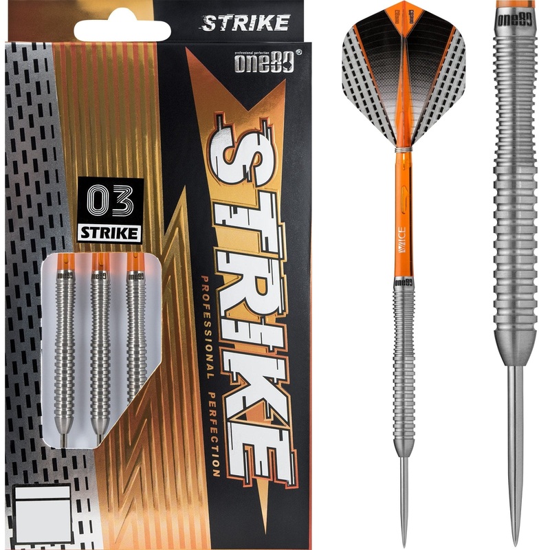 One80 Strike Darts – Steel Tip – S3 – Ringed 22g