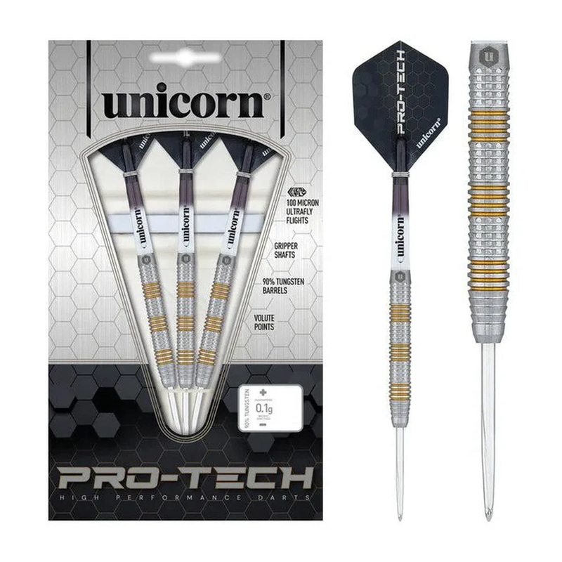 Protech Style 3 90% Tungsten Dart Steel Tip Darts by Unicorn 21 Gram