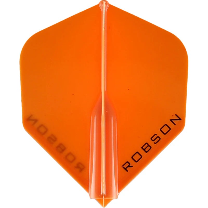 Robson Plus Dart Flights – Standard Orange Standard 350 Micron Orange