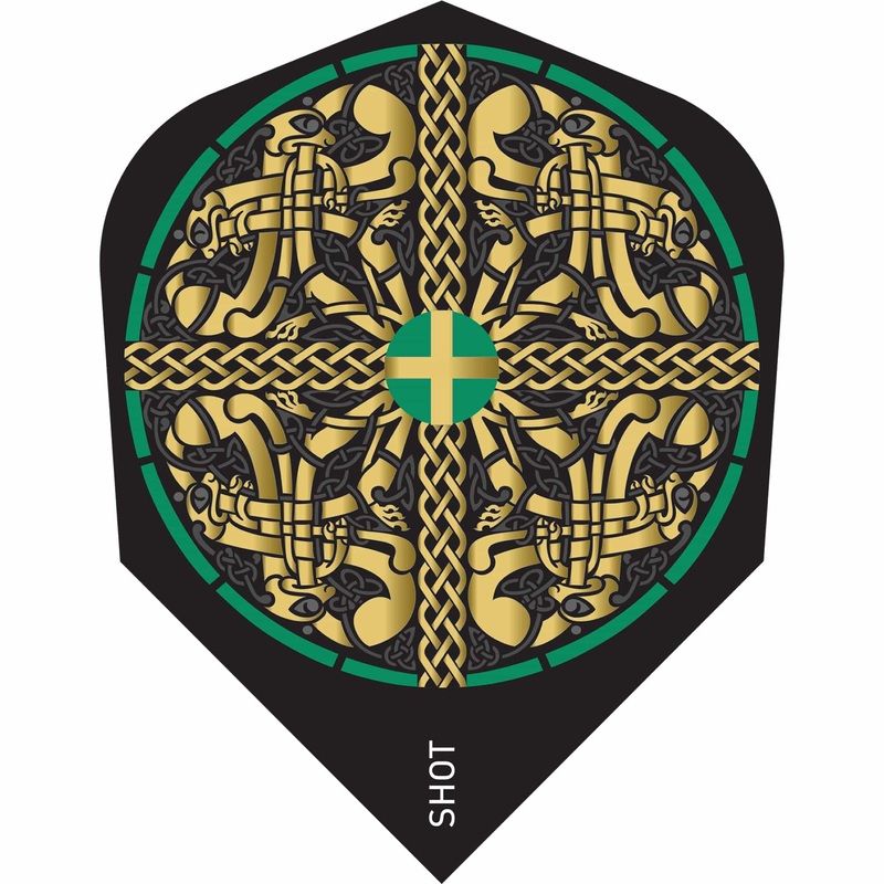 Shot Celt Dart Flights – 100 Micron – No6 – Cernunnos