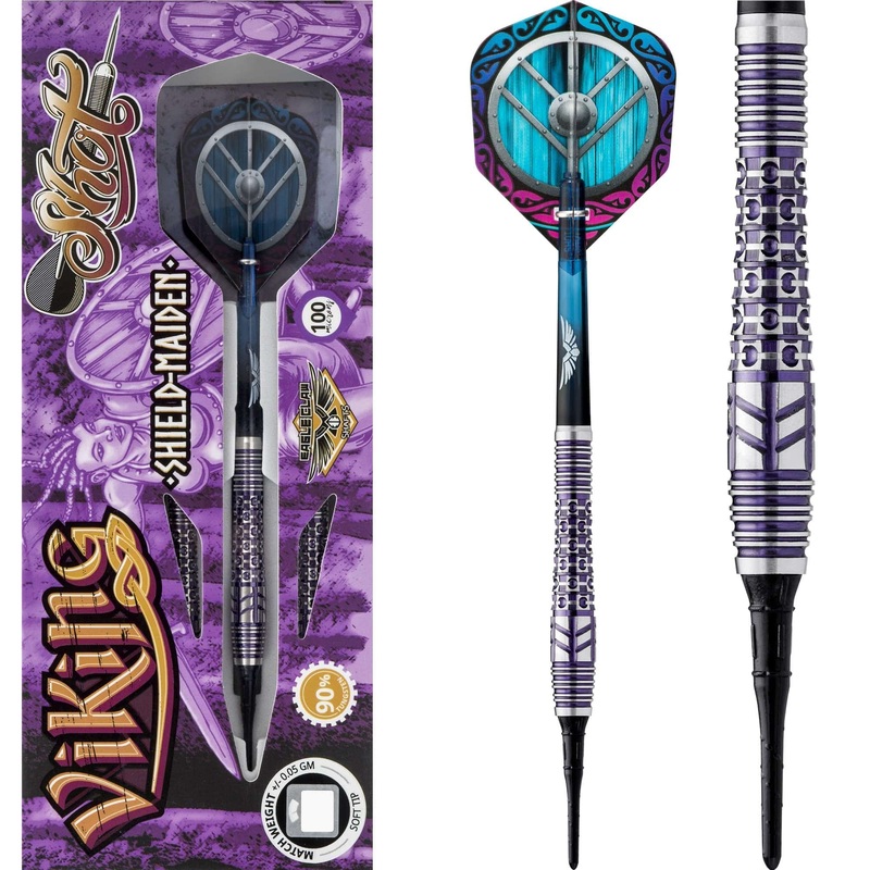 *Shot Viking Darts – Soft Tip Tungsten – Shield Maiden 18g