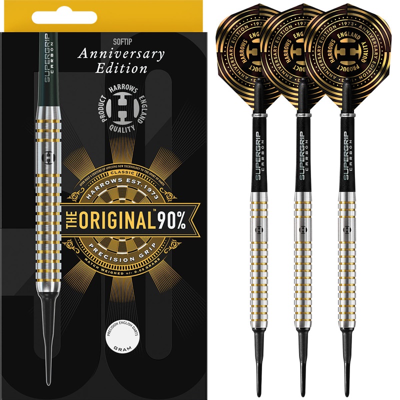 The Original 90% Tungsten Soft Tip Darts by Harrows 18 Gram