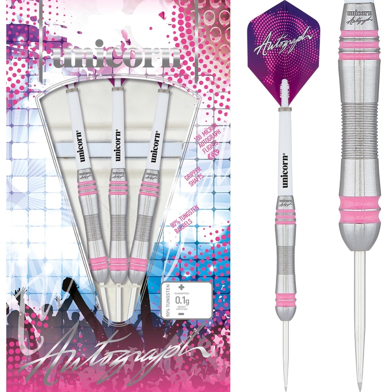 *Unicorn Autograph Darts – Style 2 – Steel Tip – Scallop 24g