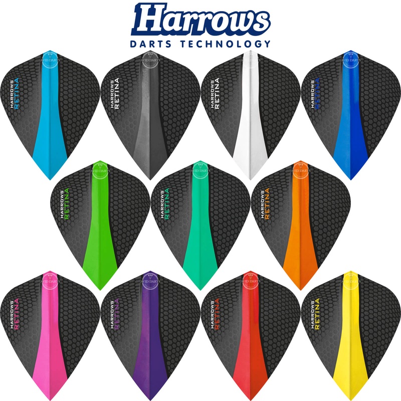 Harrows – Retina – Kite Dart Flights Aqua Blue