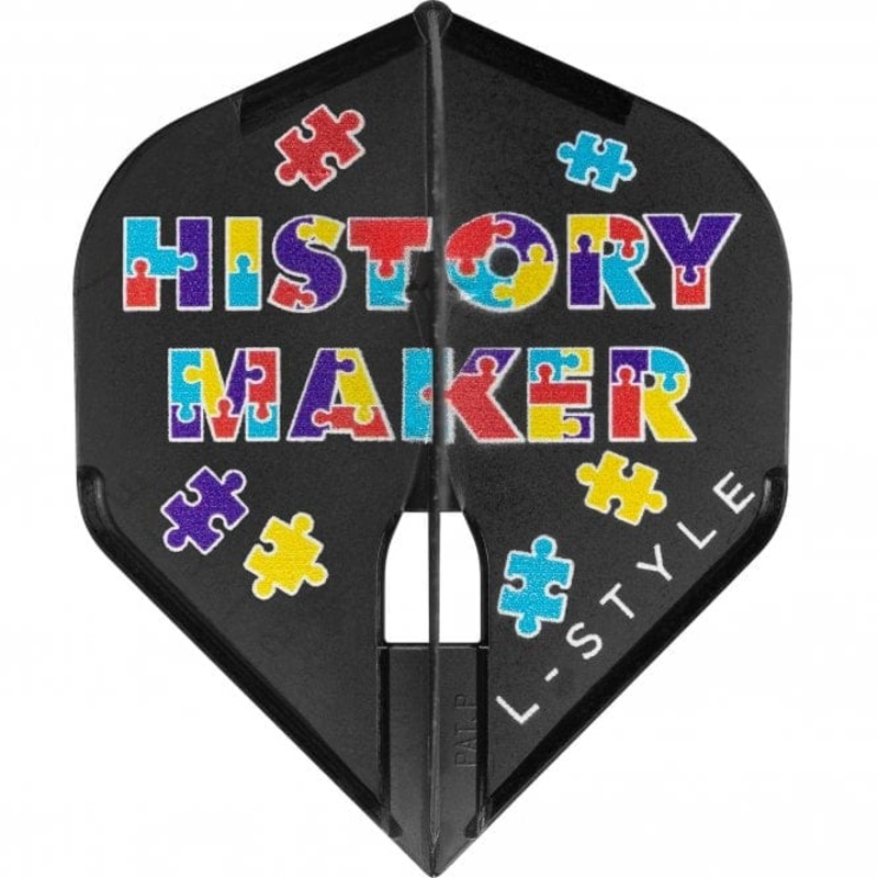 *L-Style – L-Flights – L1 Pro – Champagne Ring – Standard – Fallon Sherrock – Black