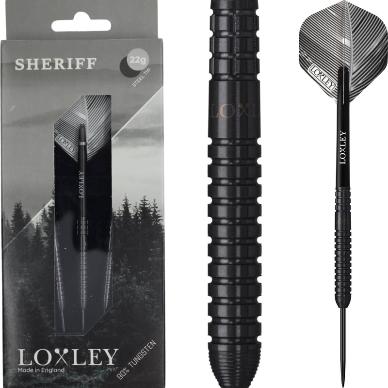 Loxley – Sheriff Darts – Steel Tip – 90% Tungsten – 20g 22g 24g 20 grams