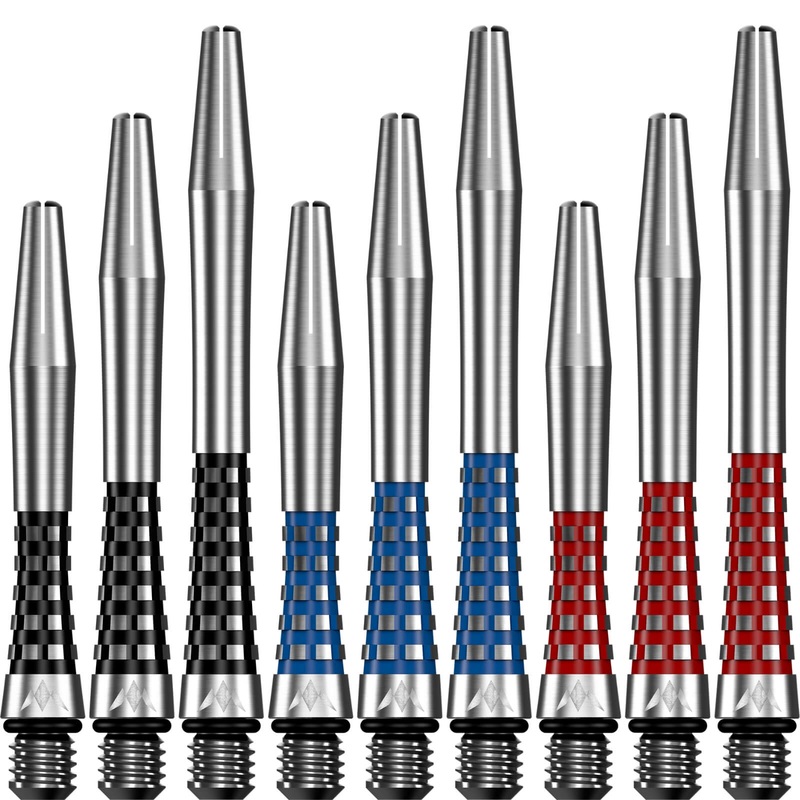 Mission – Atom 13 Natural – Aluminium Dart Shafts Short (35mm) Black