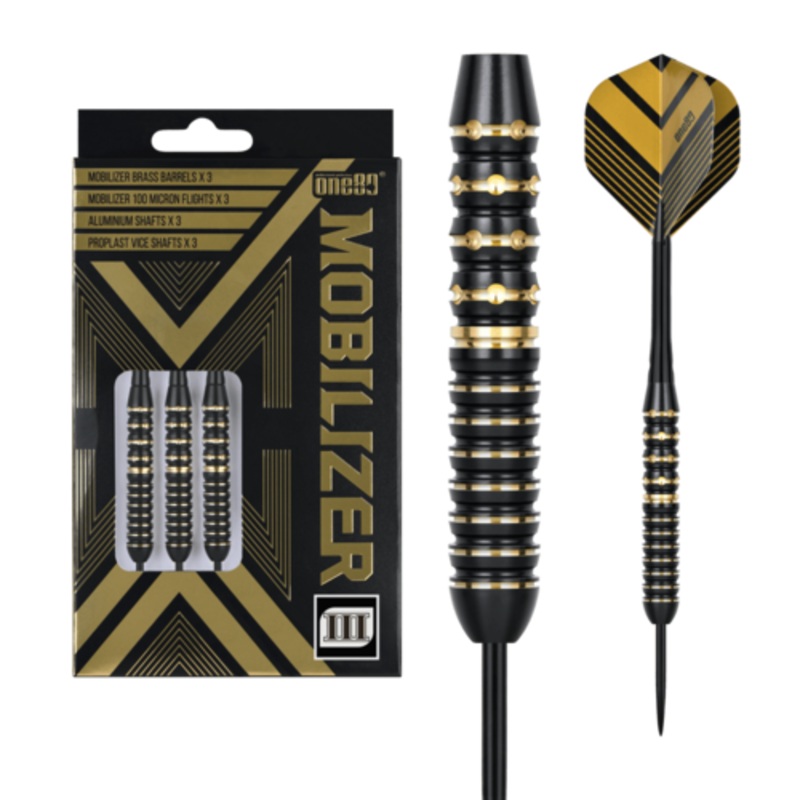 One80 Mobilizer 03 20 gram Brass Steel Tip Dart Set