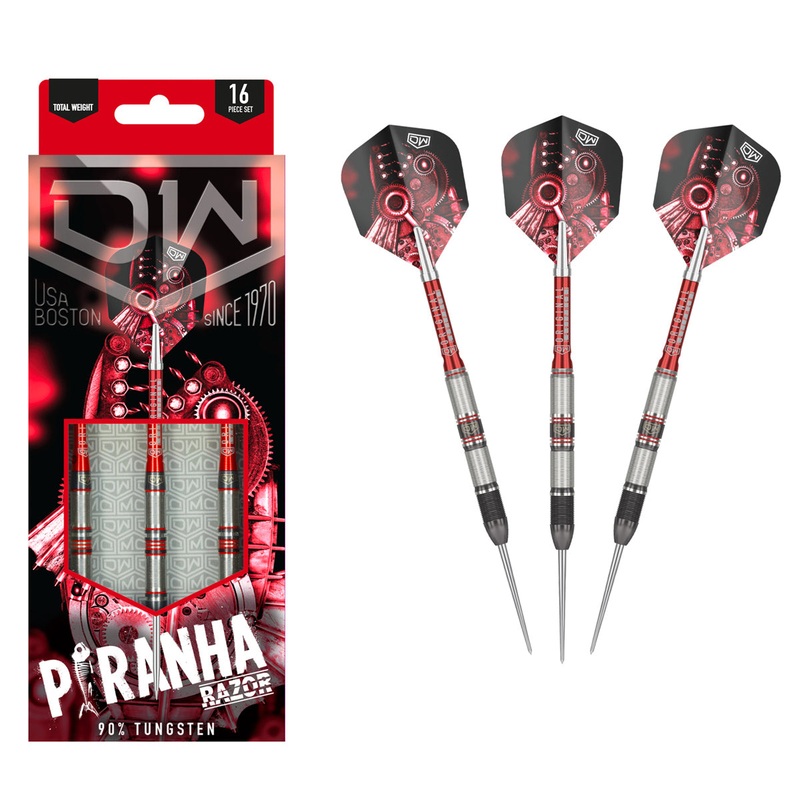 Piranha Razor 02 90% Tungsten Steel Tip Darts by DW 23 Gram