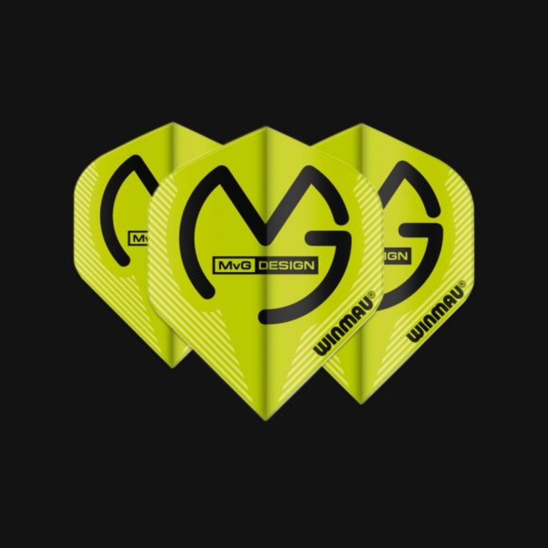 Player Mega Standard MvG (Michael Van Gerwen) Green Standard 75 Micron Poly metronic