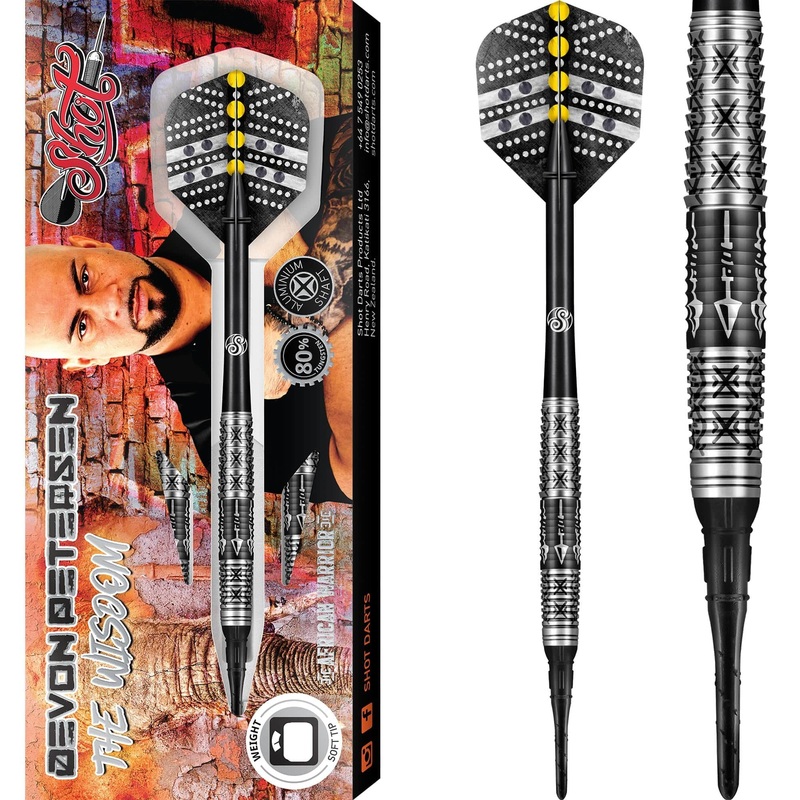 *Shot Devon Petersen Darts – Soft Tip – Wisdom 18g