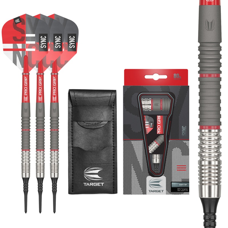 Sync 11 80% Tungsten Soft Tip Darts by Target 19 Gram