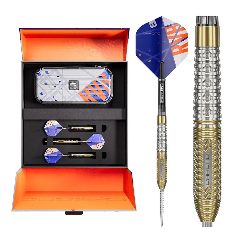 Target Darts Raymond Van Barneveld Chrono 95% Tungsten Steel Tip Darts 21 GRAM