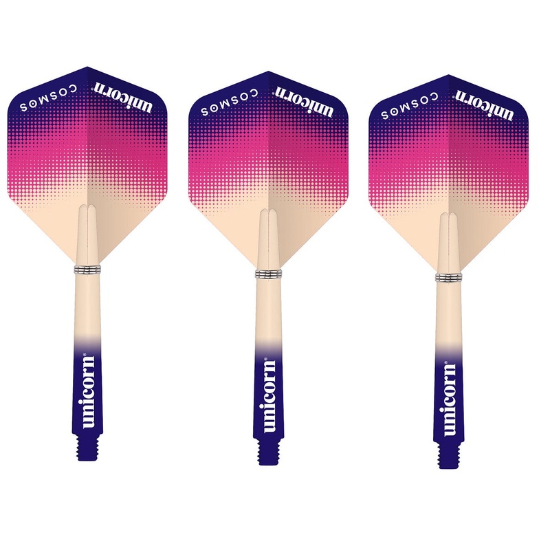 Unicorn Gripper 3 Cosmos Combo Kit Flights With Medium Stems Aurora