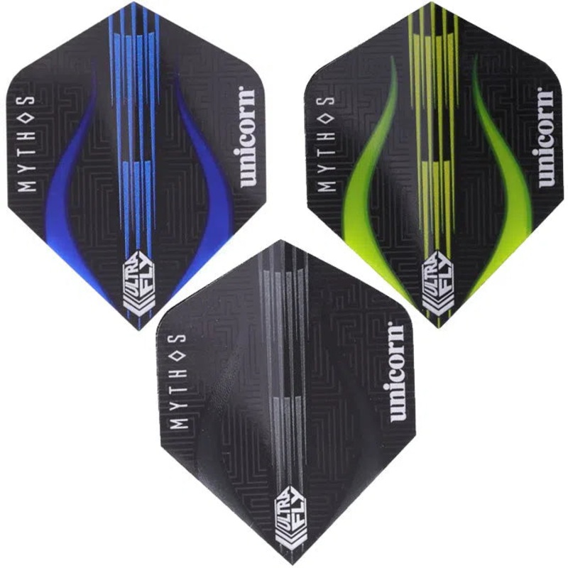 Unicorn Ultrafly Plus Mythos Minotaur Dart Flights Grey